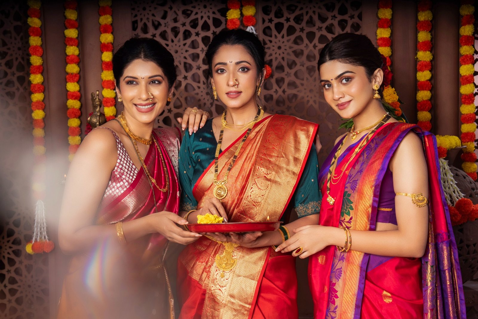 Maharashtrian jewellery portrait